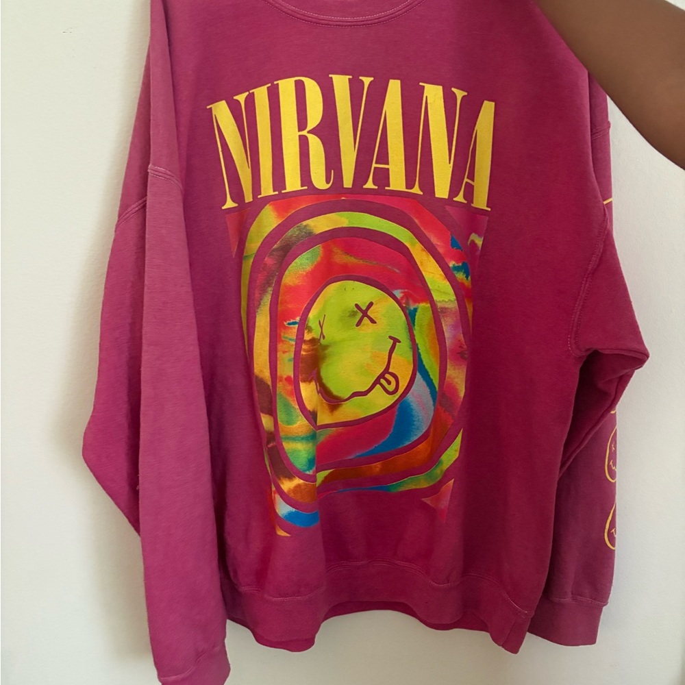 Urban Outfitters Pink Nirvana Sweater